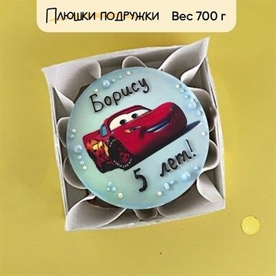 Бенто-торт Тачки в Плюшки подружки по цене 1925 ₽