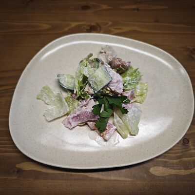 Салат с беконом и курицей (лайт) в ATLAS BY CUISINE по цене 270 ₽
