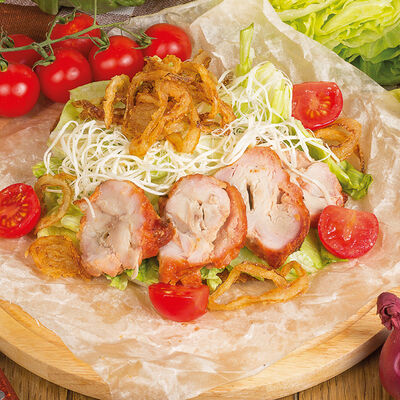 Теплый салат с цыпленком в Мушмула по цене 339