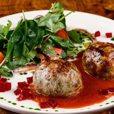 Абхазура с сыром, соусом сацебели в Съели Сумели по цене 1030 ₽