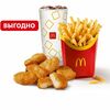 Чикен Макнаггетс (6 шт.) Большой МакКомбо в Макдоналдс по цене 195