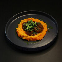 Щечки с картофелем в ХУД