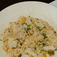 Ризотто с грибами и сыром пармезан в Gino Cafe