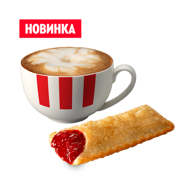 Кофе с пирожком в ROSTIC’S по цене 130 ₽