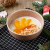 Рисовая каша на сливках с персиками, джемом и воздушным рисомв Чашка по цене 300