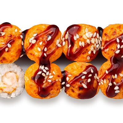 Запеченные маки Креветка в Мисс Рис по цене 399 ₽