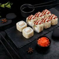 Запечённый ролл ДракФайр в Суши даром