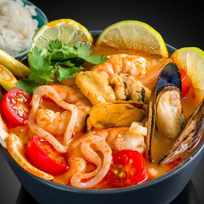 Том Ям с морепродуктами в Суши Звезда по цене 489