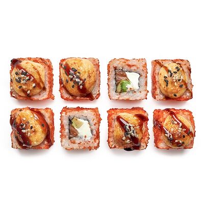 Хот ролл с лососем в CITYBAR по цене 690 ₽