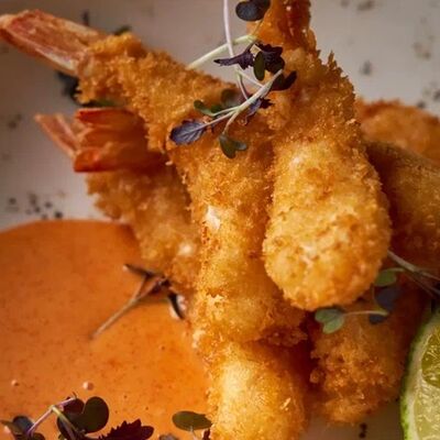 Креветки темпура с соусом кимчи в MeatBarrique по цене 780 ₽