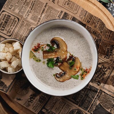 Крем-суп из шампиньонов в Асгард по цене 451 ₽