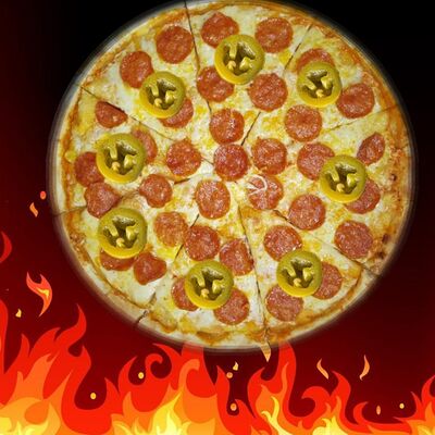 Острая Пепперони с халапеньо в Пицца Мафия по цене 990 ₽