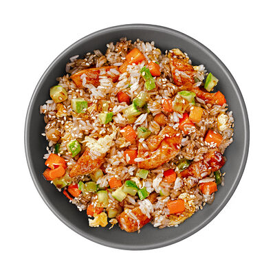 Тяхан с курицей и овощами в MYBOX по цене 380 ₽