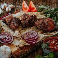 Шашлык из свиной шейки в Пекарня №1