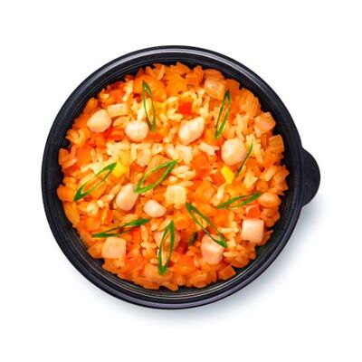 Чесночный рис с курицей в Доставка Kaifa по цене 575 ₽