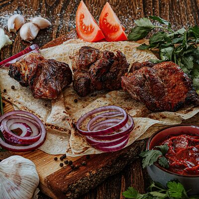 Шашлык из свиной шейки в Пекарня №1 по цене 735 ₽