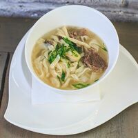 Суп-лапша по-домашнему с бараниной в Юрта