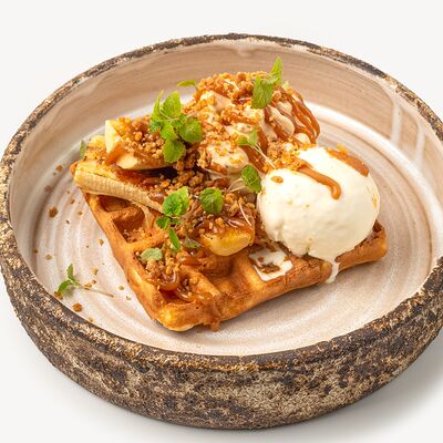 Пшеничные вафли с бананом в Дело по цене 540 ₽