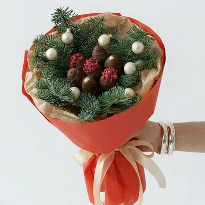 Клубничный букет 