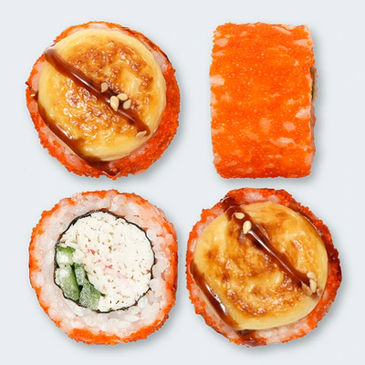 Запеченная Калифорния Спайси в Суши Сет по цене 688 ₽