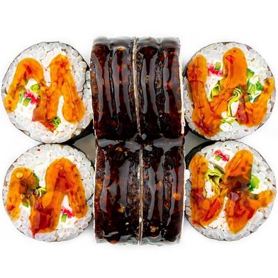 Кимпаб с курицей в Фишка суши по цене 629 ₽