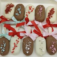 Большой набор чизкейков Эскимо в белом и молочном шоколаде в Katicake