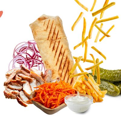 Шаурма картофельная со свининой в Picnic по цене 500 ₽