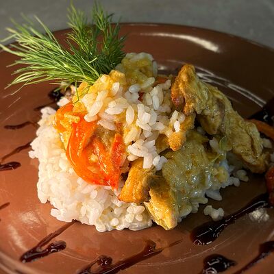 Курица карри с рисомв 5CUPS по цене 425 ₽