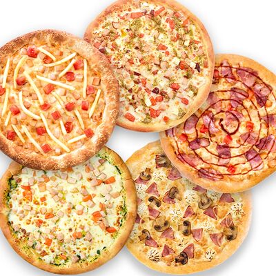 Сет из 5 пицц в Русская пицца по цене 3250 ₽