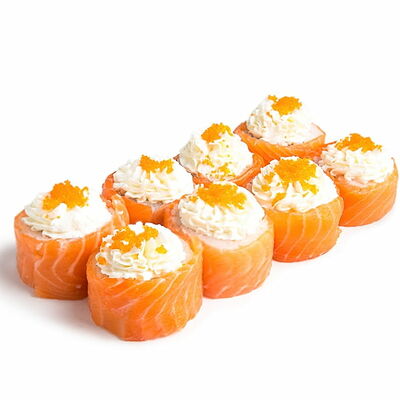 Филадельфия Делюкс в Некруглая пицца и роллы по цене 831 ₽