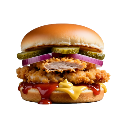 Чик-чик бургер double в Fat house по цене 530 ₽