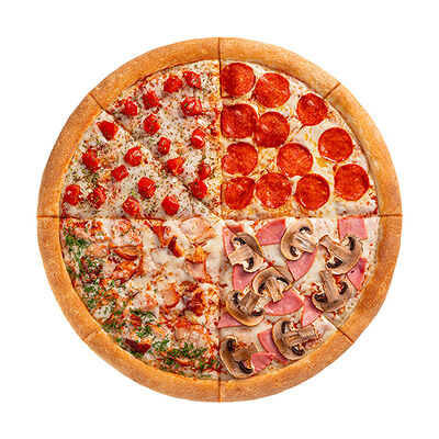 Пицца Четыре сезона 40 см в Ташир Пицца по цене 1085 ₽