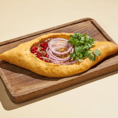 Хачапури по-турецки с говядиной в Plov Project по цене 550 ₽