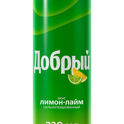 Добрый Лимон-лайм газированный в Чебуреки на Чайковского по цене 150 ₽