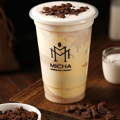 Чёрный чай Cakecream без тапиокив Micha Bubble Tea & Bakery по цене 559 ₽