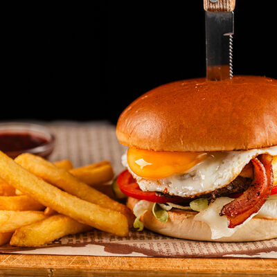 New York бургер в Биродром и Панчетта по цене 860 ₽