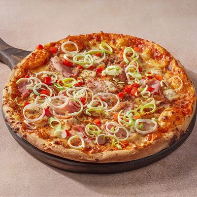 Пицца Барбекю в Перчини на огне по цене 565