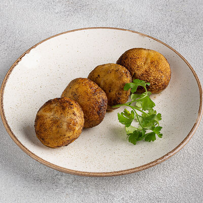 Шампиньоны на мангале в Мацони по цене 240