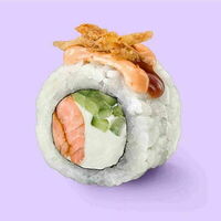 Кранч с лососем в Up Sushi