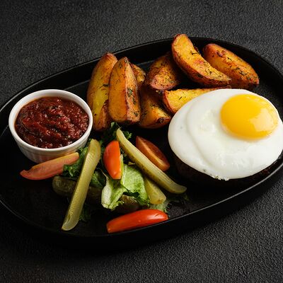 Бифштекс из говядины в Де'рибас по цене 1050 ₽