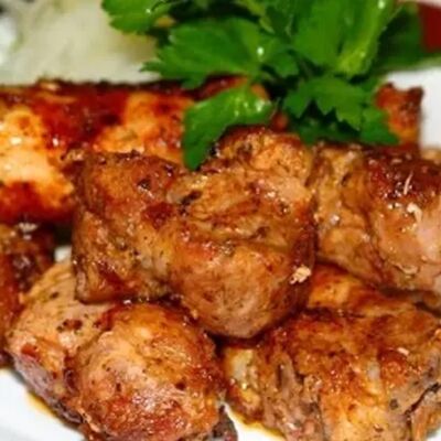 Шашлык из свинины Шея в Мускат по цене 621 ₽