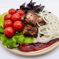 Cвинoй шашлык (антрекот) в Barbegue