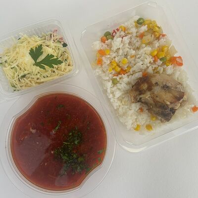  Бизнес-ланч №3 в Gost Food по цене 550 ₽