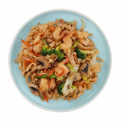 Лапша рисовая с креветками в Азбука Вкуса Экспресс Меню по цене 390 ₽