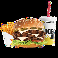 Трипл тройнойХалапеньо Бургер Комбо в Hardee's Mega Park
