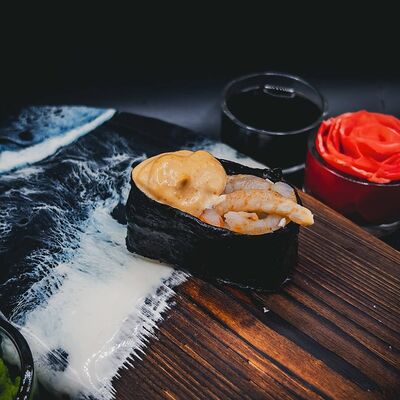 Гункан Спайси креветка в Sushi Time по цене 155 ₽