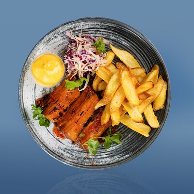 Рёбра свиные в соусе сладкий чили в Мясной цех по цене 940 ₽