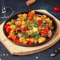 Картофель со свининой в Сохо