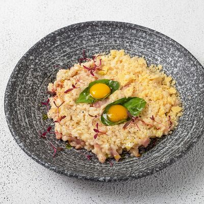 Ризотто Карбонара в Pasta Uno по цене 710 ₽