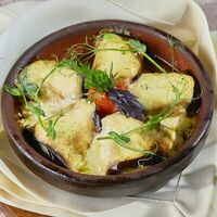 Баклажаны, запеченные с сыром и томатами в Rustaveli